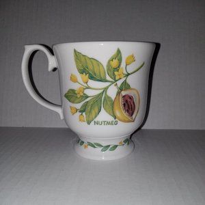1997 Herb's & Spice Fine Bone China 1997 By Roy Kirkham Nutmeg,Ginger & Clove